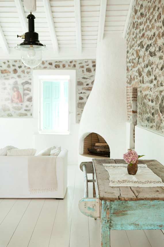My Greek Island Home Guesthouse by Claire Lloyd in Lesvos, Greece. Photo by Carla Coulson