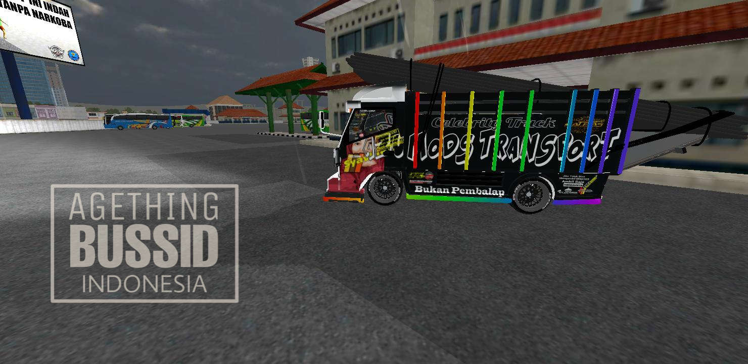 Download Mod Bussid Truk Canter Full Strobo Menyala Agething BUSSID