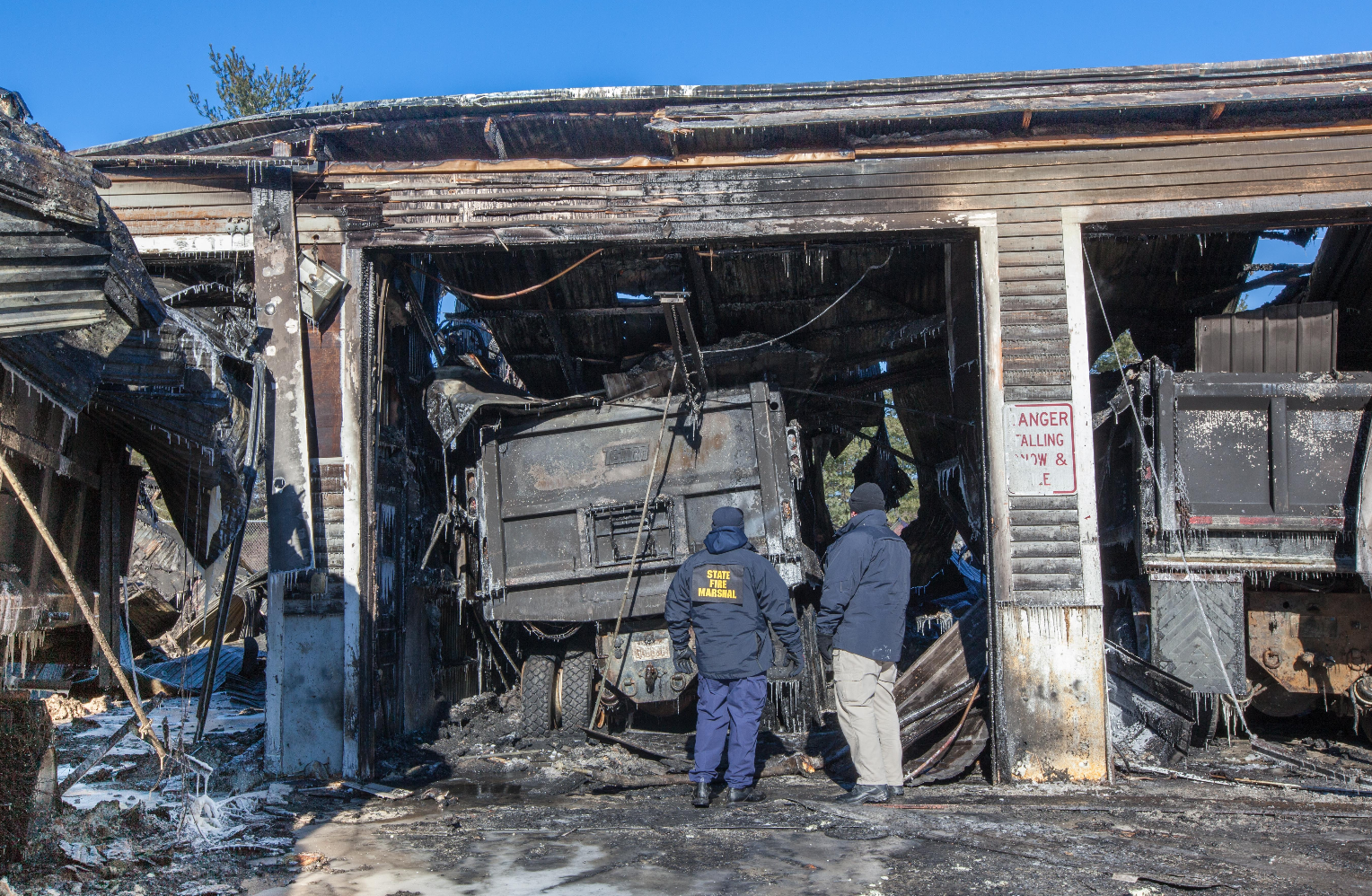 MEC&F Expert Engineers FIRE THAT DESTROYED ALL SNOW PLOWS IN HENNIKER