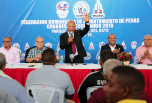William Ozuna es reelecto presidente de la Federación Dominicana de Pesas