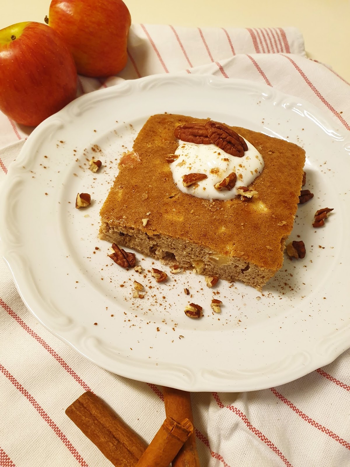 Low Carb Apfelkuchen mit Pecannüssen - monis_paradise ♥