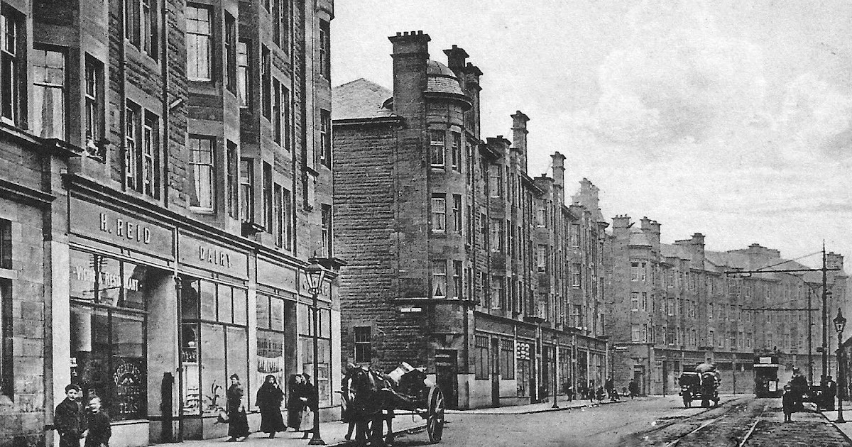 Tour Scotland Photographs Old Photograph Bay Street Port Glasgow Scotland