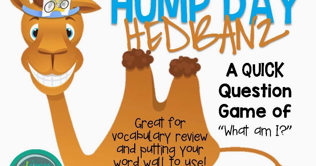 Read and guess what it is. Guess what is it game. what a day. hump day. what day is it.