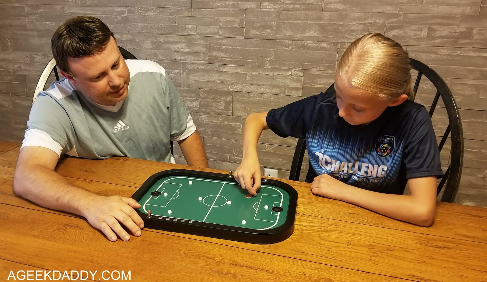 A GEEK DADDY PENNY SOCCER GAME