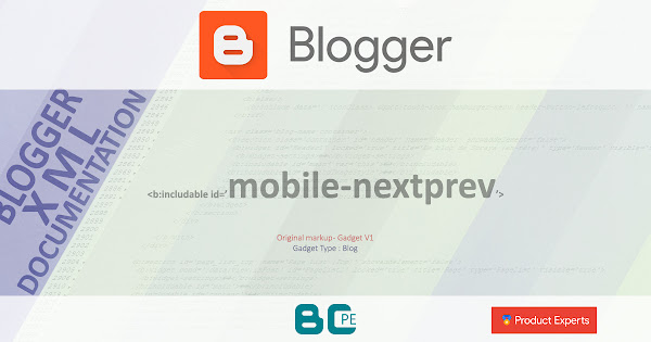 Blogger - mobile-nextprev [Blog GV1]