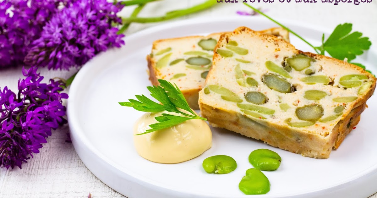 Terrine aux asperges et aux fèves
