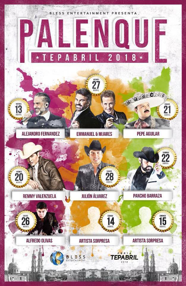 Feria Tepabril 2024 Ya Pronto Conciertos y Artistas en el Palenque