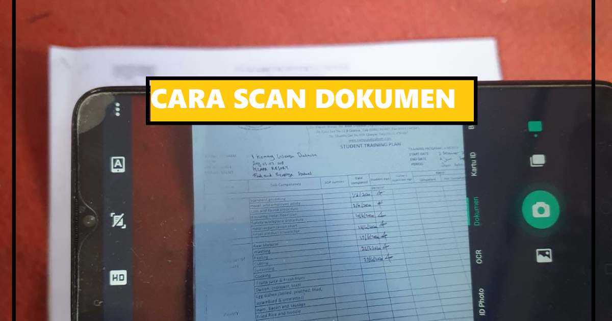 Cara Mudah Scan Dokumen Ke PDF Di HP Nak Blogz
