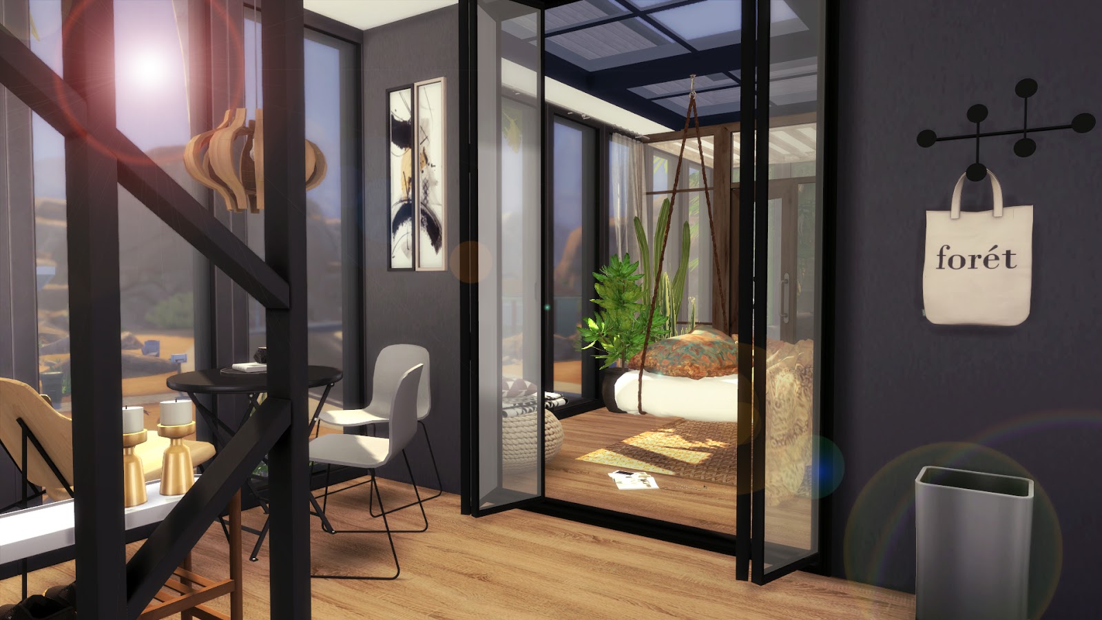 Sims 4 MODERN REST HOUSE DL + CC Bárbara Sims