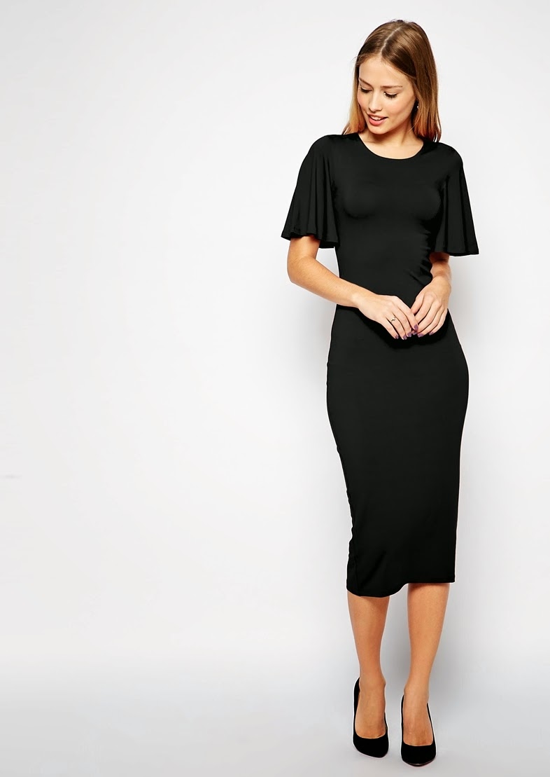 Mode-sty: Black Midi Dress Finds