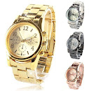 Fashion Geneva Ladies Women Girl Stainless Steel Quartz Wrist Watch Watches US $3.88