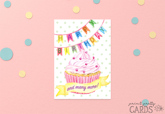 Free Happy Birthday Card Printable | Pretty Cards