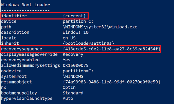 Identyfikator prądu programu ładującego Windows Boot Loader