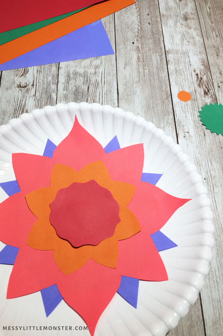 Rangoli Patterns Diwali craft for kids Messy Little Monster