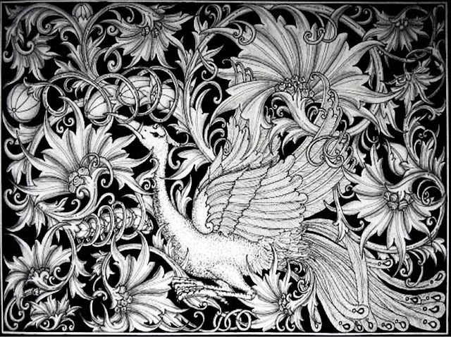Contoh Gambar Ragam Hias Flora Dan Fauna
