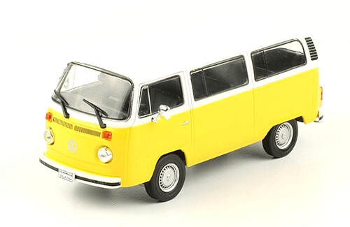 volkswagen T2 1973 1:43, volkswagen collection, colección volkswagen méxico