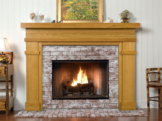 Fireplace mantels as a center point in the Interior Design of a room 