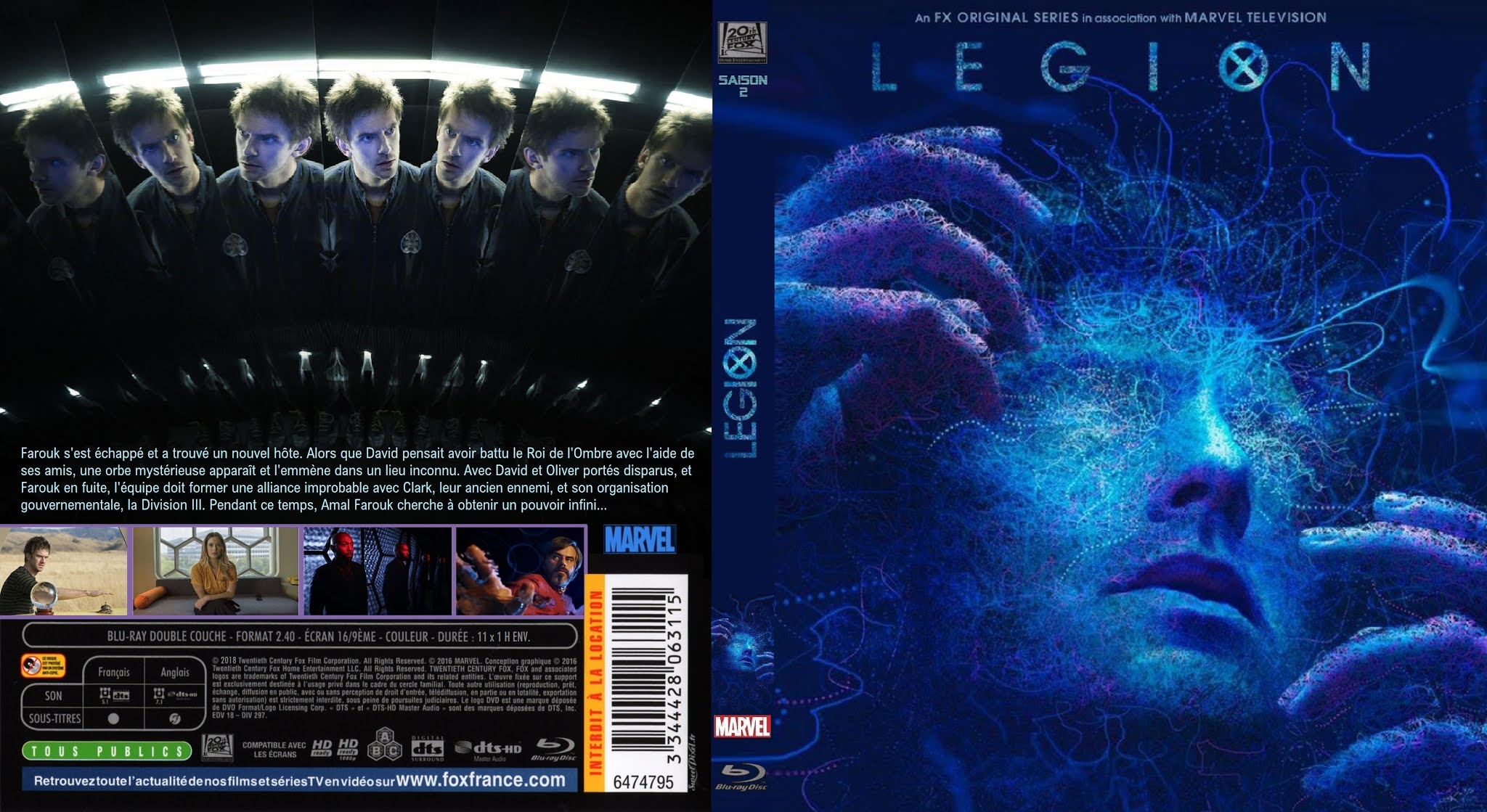 BLU-RAY JAQUETTES BLU-RAY: Legion saison 2