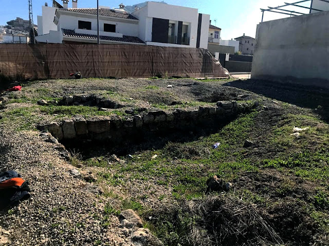excavación_basílica_martos Estado de la basílica paleocristiana de Martos antes de recuperación