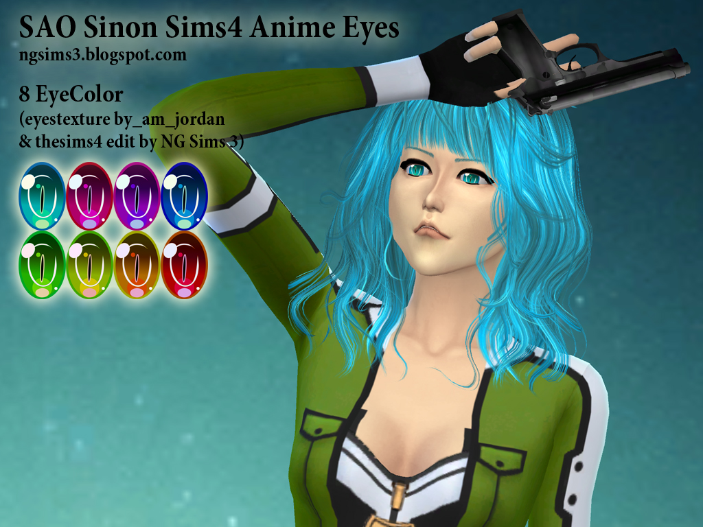 Sims 4 anime sims