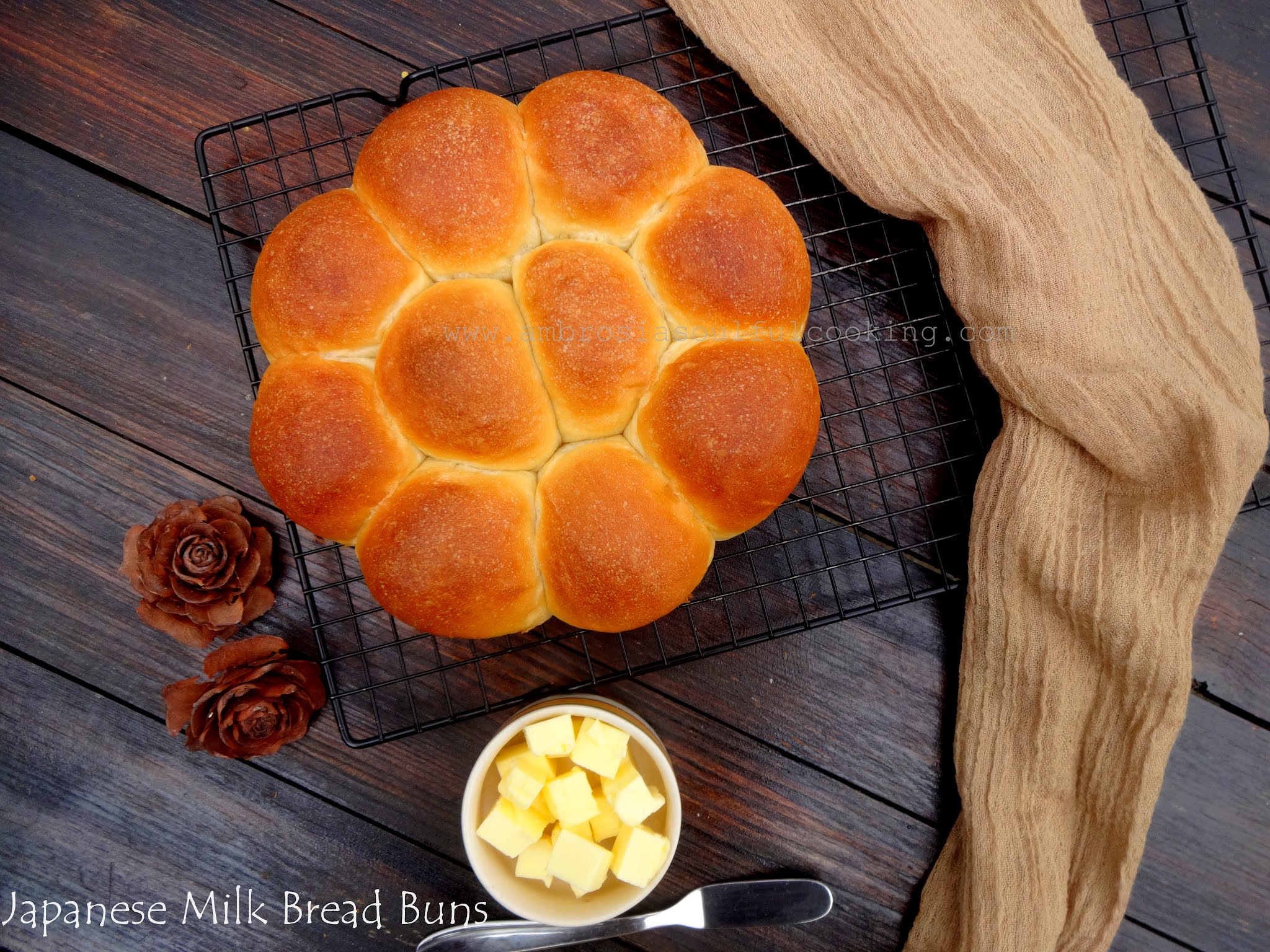 Japanese Milk Bread Rolls Recipe