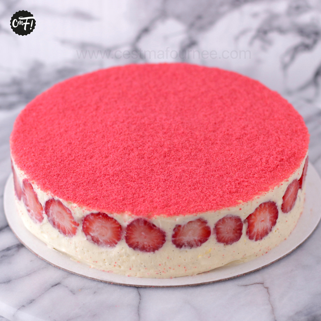Fraisier A La Creme Diplomate