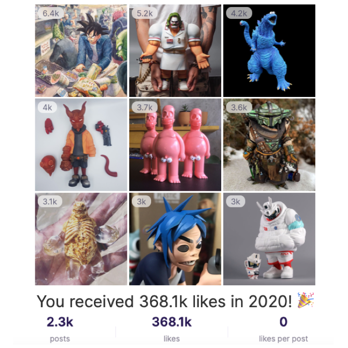 TOYSREVIL's Top Nine on for 2020