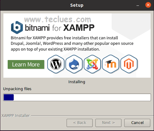 XAMPP Installation on Linux - teclues.com
