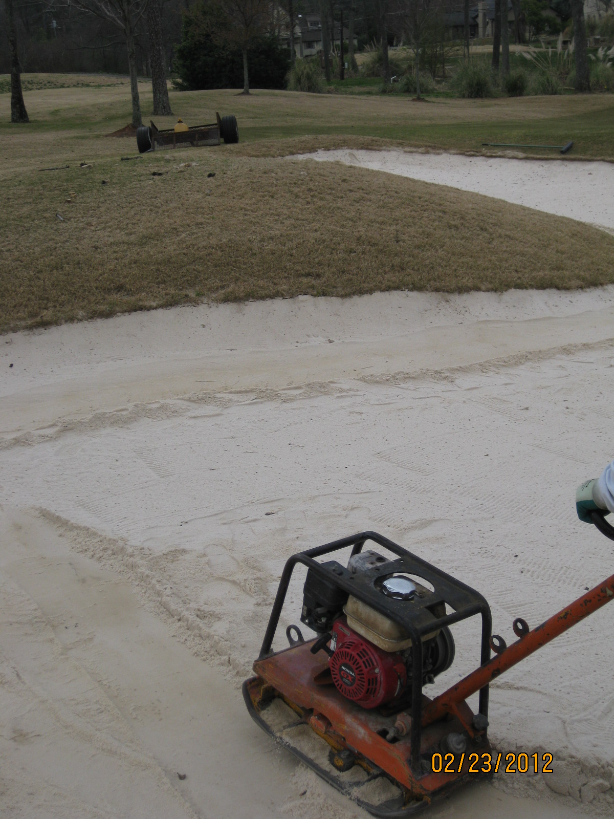 Vestavia Country Club Golf Course Maintenance Bunker Sand Replacement