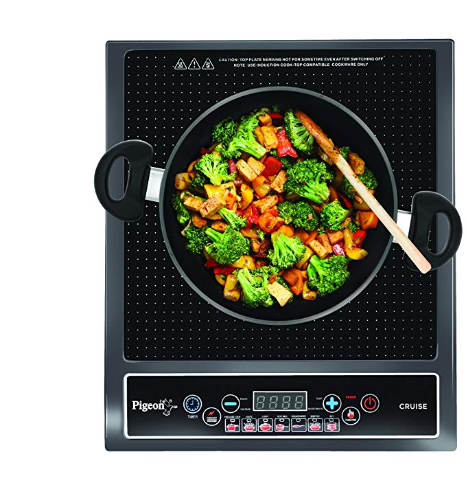 Pigeon by Stovekraft Cruise 1800Watt Induction Cooktop (Black) Eamazon