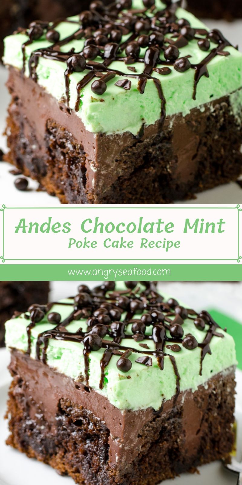 Andes Chocolate Mint Poke Cake Recipe Andes Chocolate Mint Poke Cake Recipe