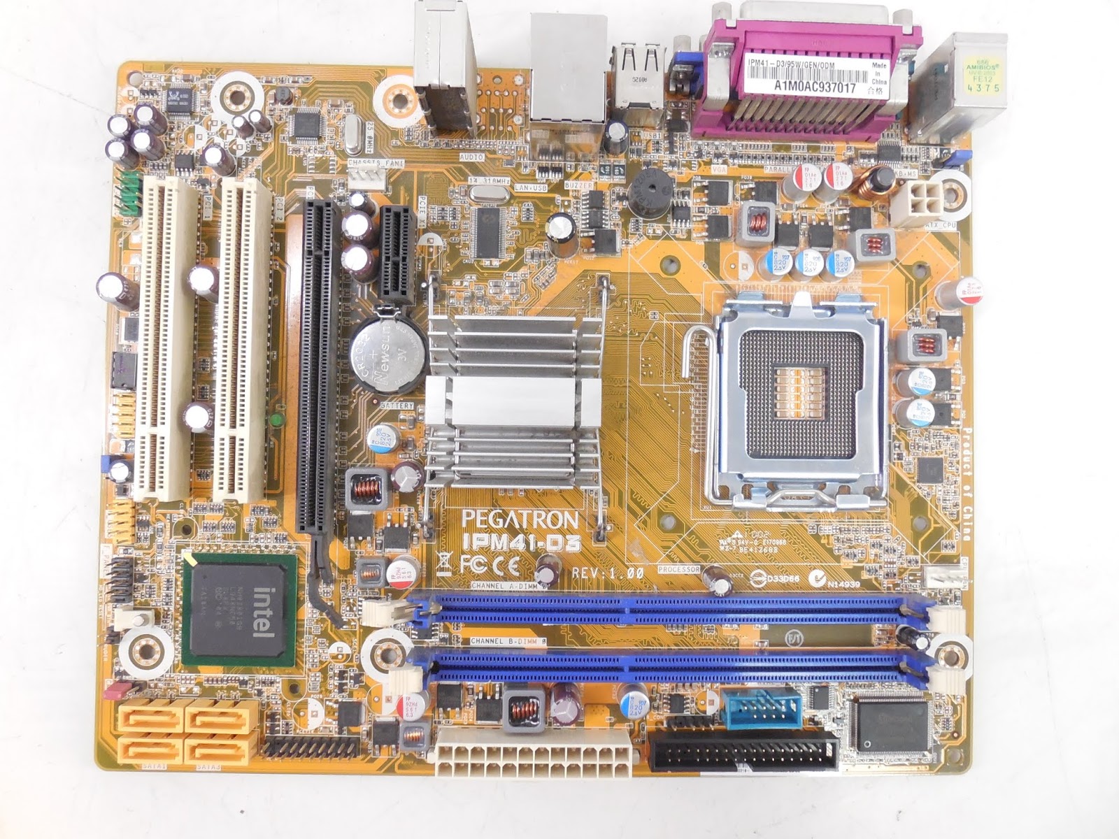 All Free Download Motherboard Drivers: Pegatron IPM41-D3 ...