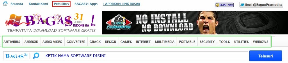BAGAS31.com, Tempatnya Download Software Gratis - Kharisma Blog