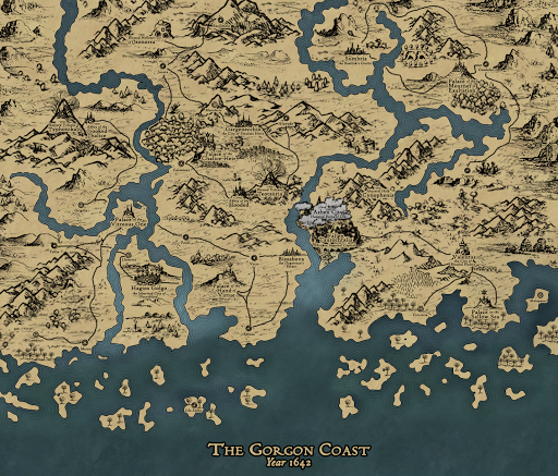 Conquest of the Gorgon Coast: Session 1 - Isla Santa