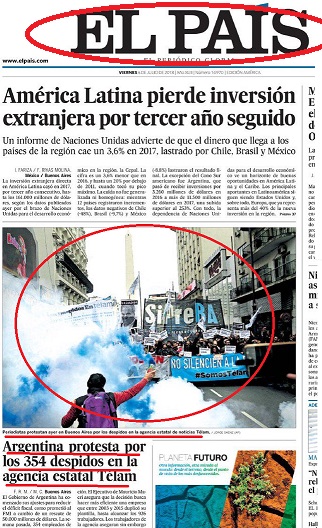 Desde afuera vino la tapa de la semana