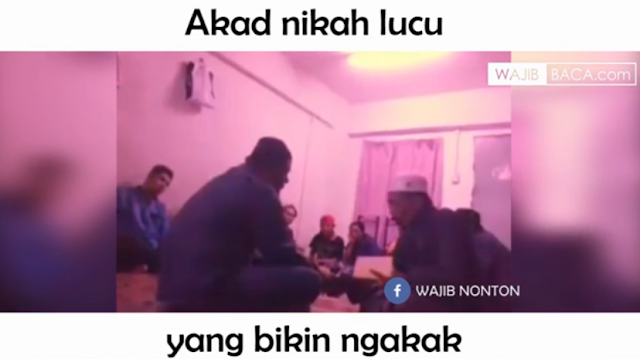 Akad Nikah Paling Lucu! Akad Nikah Belum Usai, Ehh Malah Ngomong....