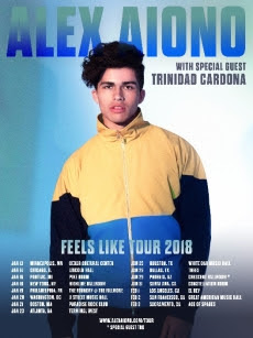 Alex Aiono Announces U.S. Headline Tour With Special Guest Trinidad Cardona | @AlexAiono / www.hiphopondeck.com