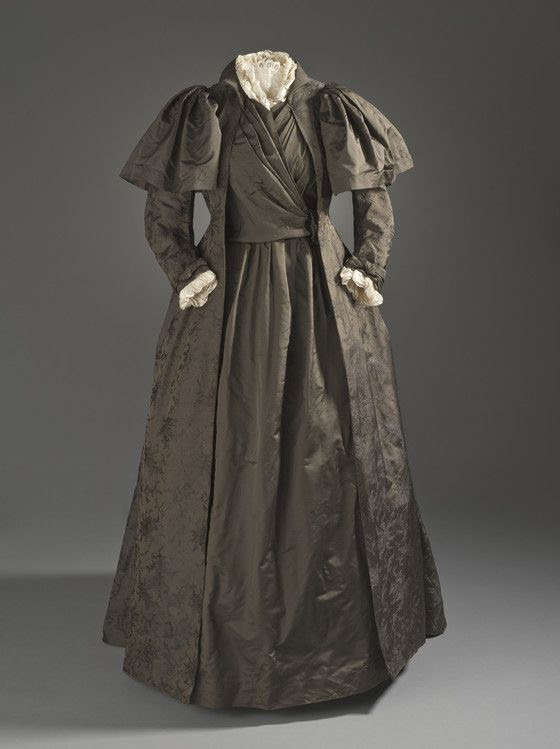 The Sewing Goatherd The 1890's Minerva McGonagall Tea Gown