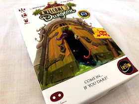 The game box for Welcome to the Dungeon, published by IELLO.