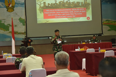 Mabes TNI Gelar Bintal Ideologi Kepada Prajurit dan PNS