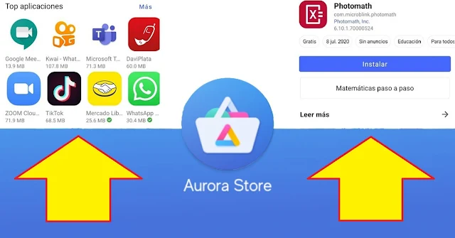 تنزيل متجر Aurora Store APK لتحميل التطبيقات والالعاب المدفوعة