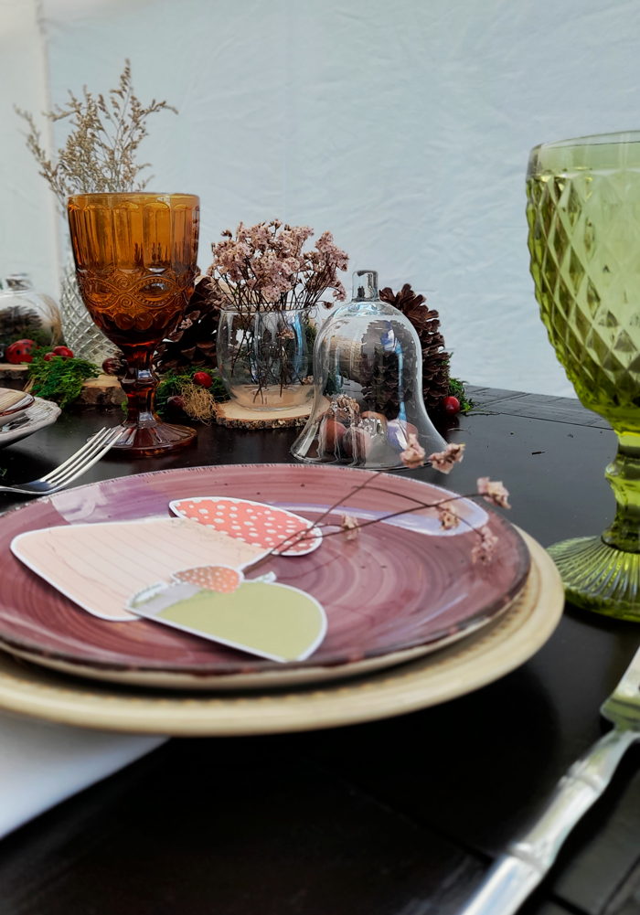 IMPRIMIBLE, MESA, TABLESETTING, THANKSGIVING, ACCION DE GRACIAS, FOREST, WOODLAND, ENCHANTED