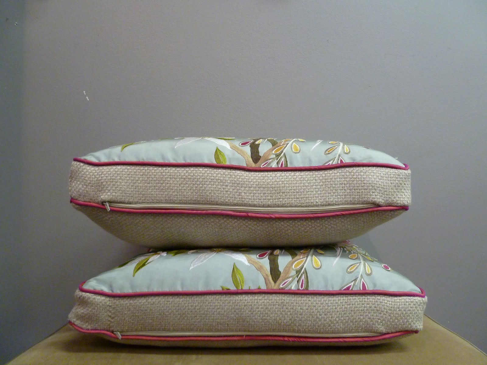nakedwindow pair of round box pillow covers