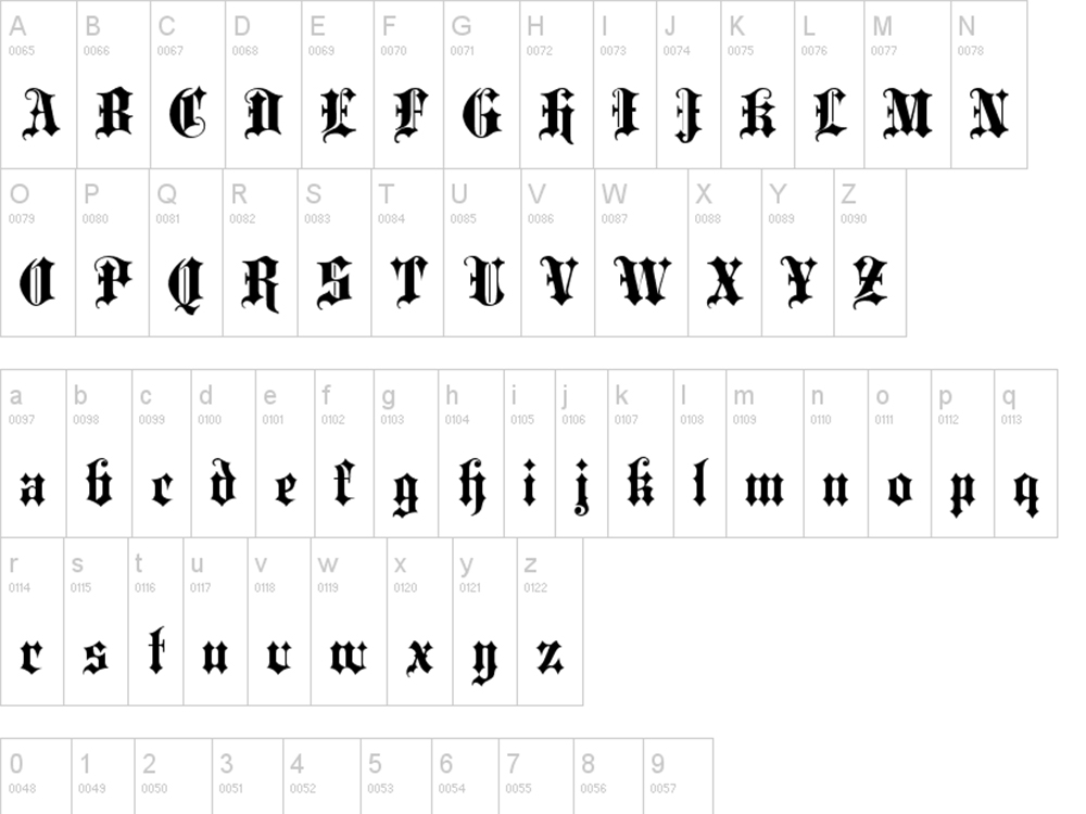 Blackletter DS Gothic Font Free Download Free Script Fonts