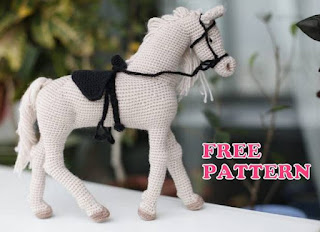 PATRON GRATIS CABALLO AMIGURUMI 47535 🐎