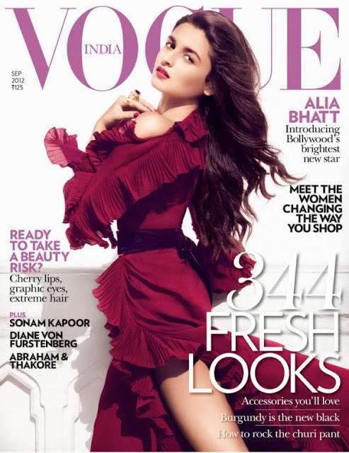 Alia Bhatt Photo Shoot for Vogue cover page