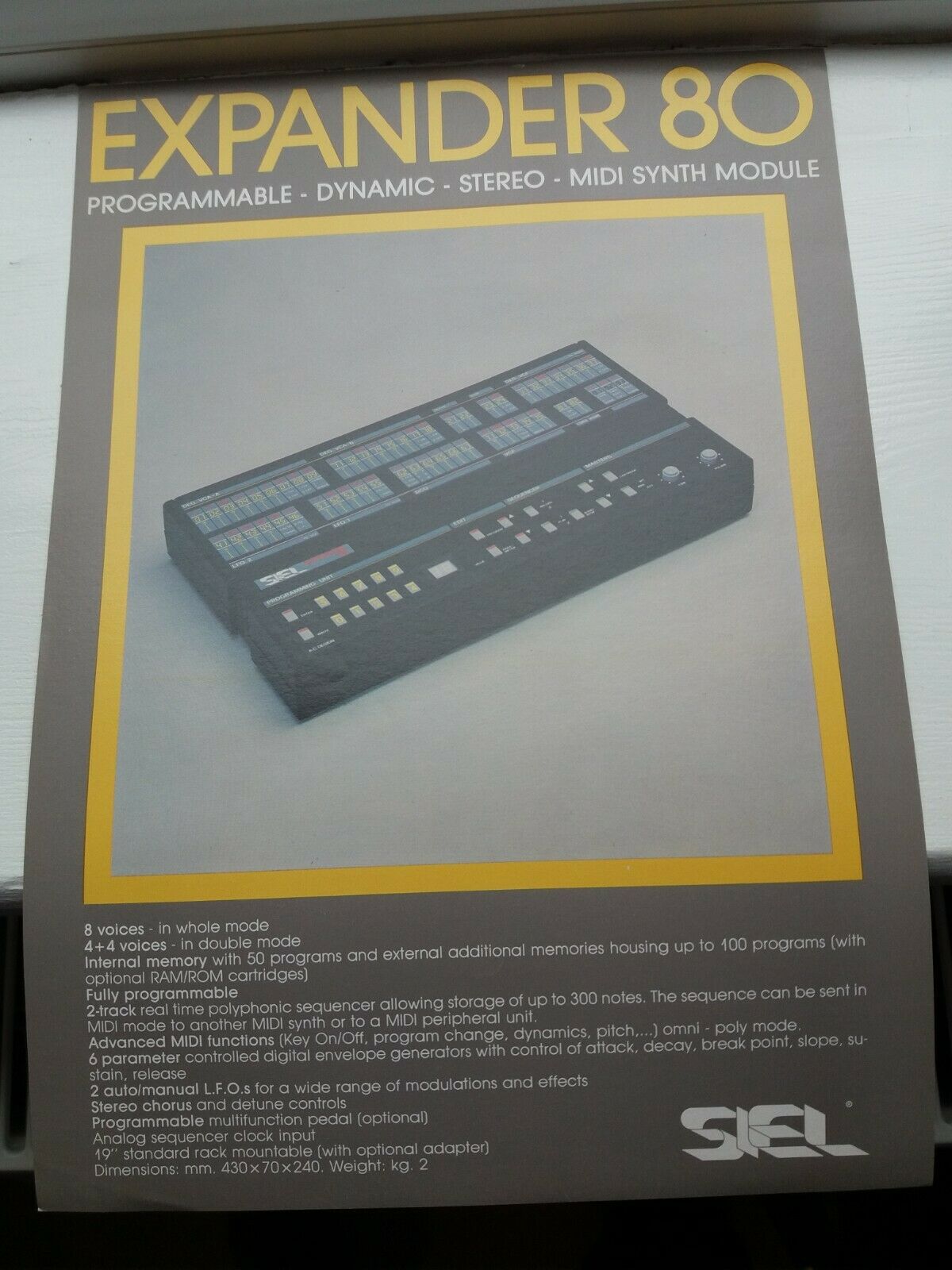 MATRIXSYNTH SIEL EXPANDER 80, MIDI EXPANDER, & MIDI Computer Interface