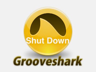 Grooveshark shut down image