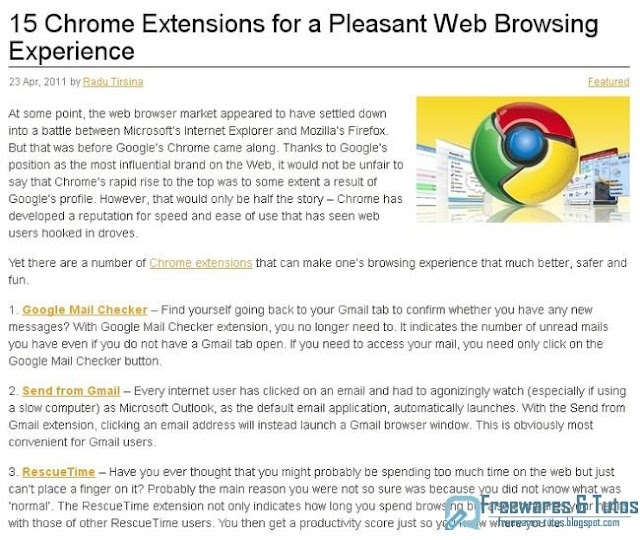 15 extensions Google Chrome pratiques pour une meilleure navigation internet