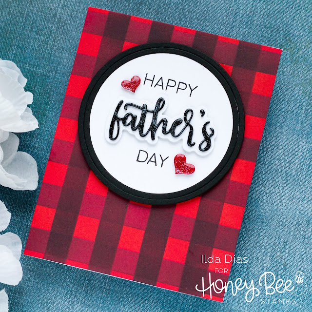 Simple, Father's Day Cards, Stencils, Honey Bee Stamps, Ink Blending, stamps, dies, card making, stamping, ilovedoingallthingscrafty, handmade card, how to, 